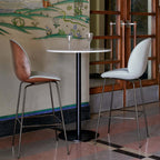 GUBI 1.0 Round Table with Marble Top, 80cm Diameter