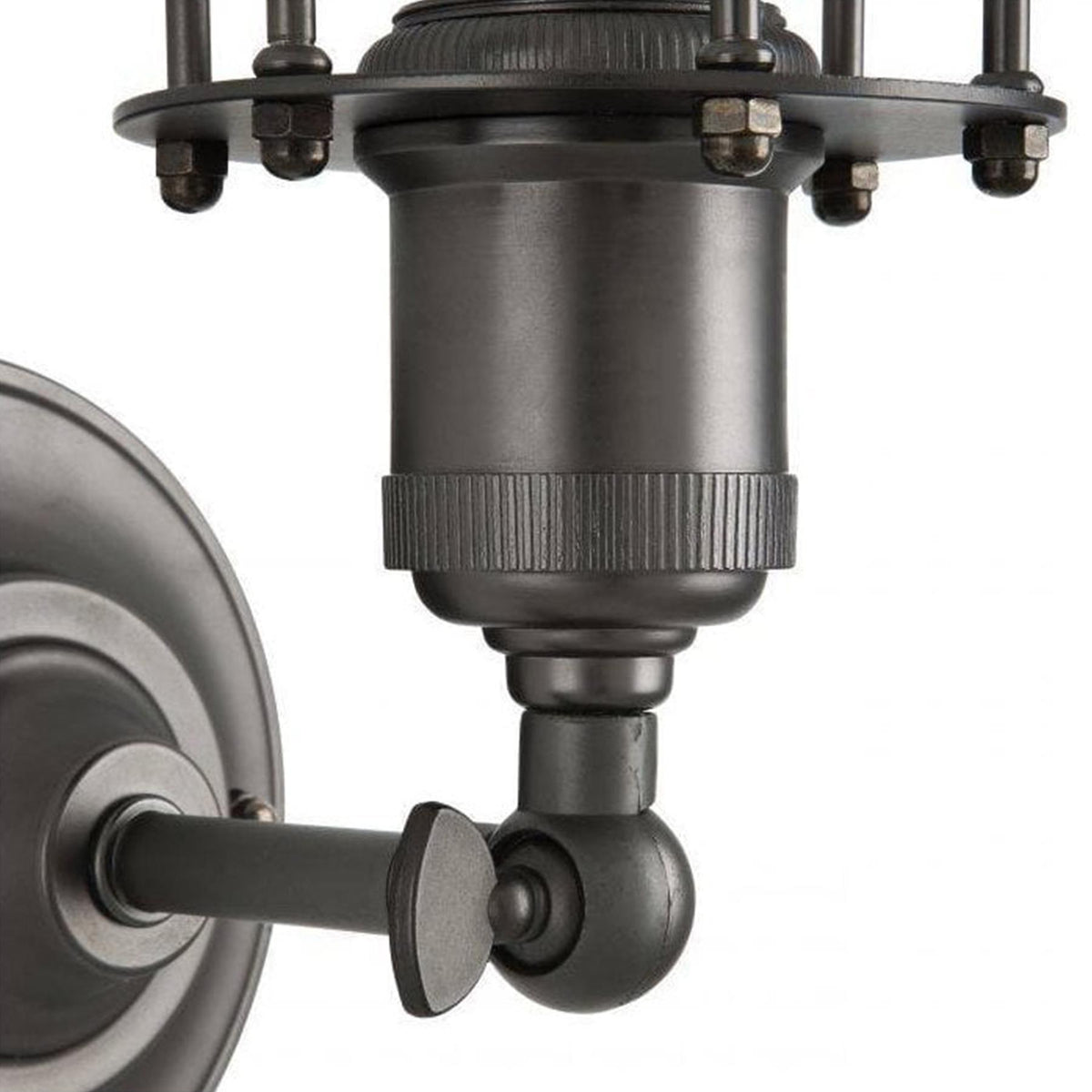 B-Stock Wall Lamp Hearst in Gunmetal Finish