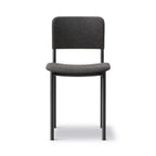 Fredericia Plan Dining Chair with Metal Legs, Fully Upholstered