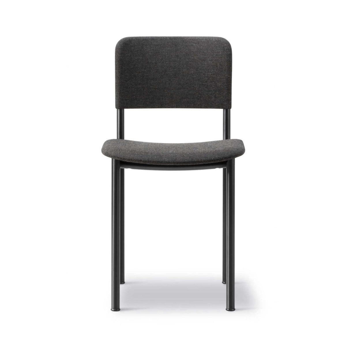 Fredericia Plan Dining Chair with Metal Legs, Fully Upholstered