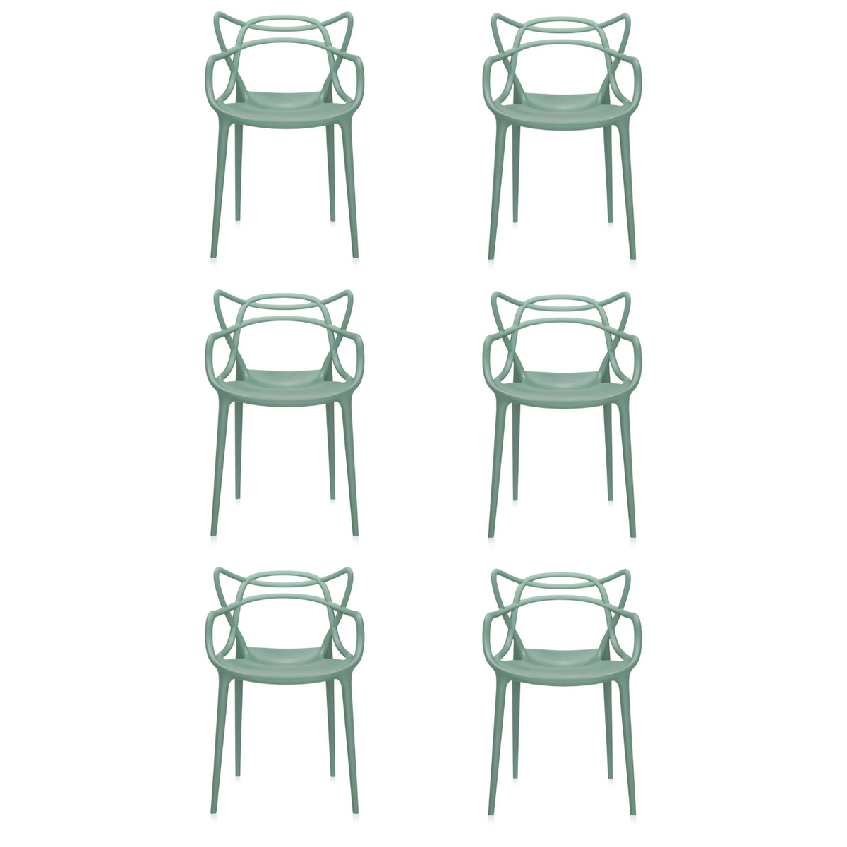 Kartell Masters Dining Chair Set