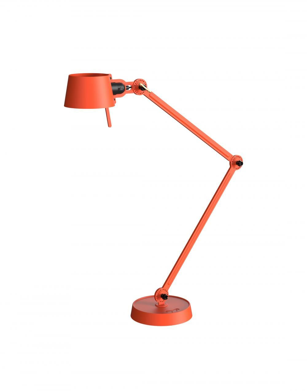 Outlet Bolt Desk Lamp - Double Arm - Striking Orange