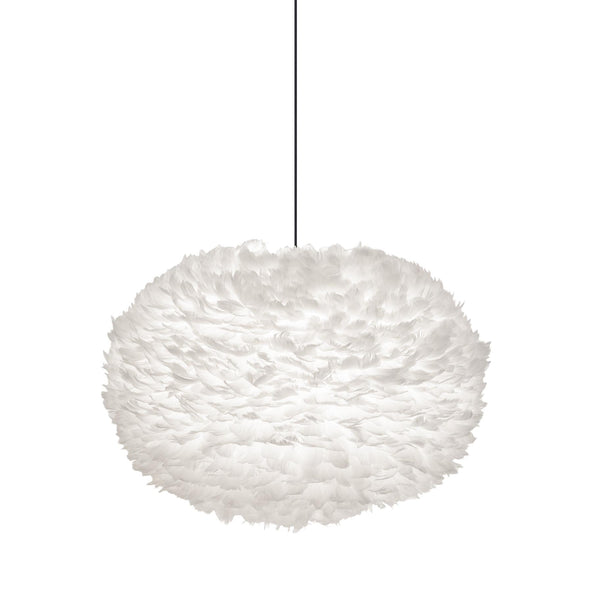 Outlet Umage Eos Pendant Light - Extra Large, White, Black Cord Set