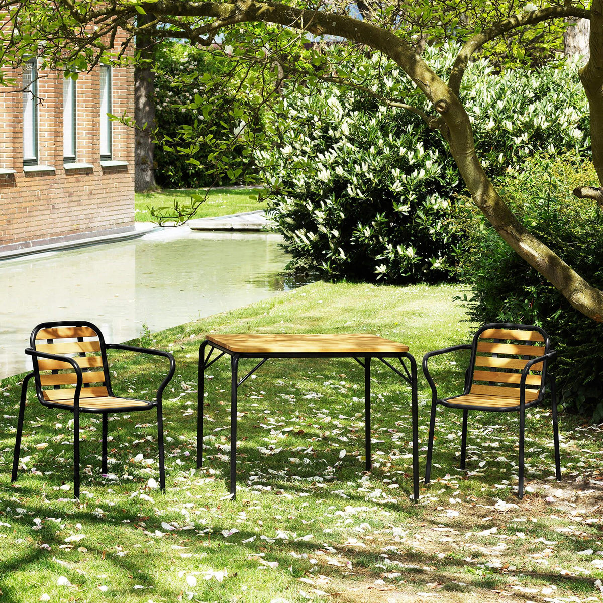 Normann Copenhagen Vig Robina Wood Garden Armchair