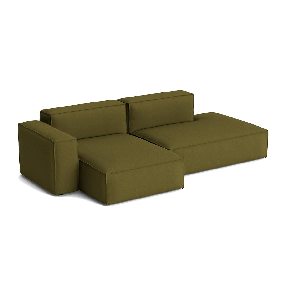 HAY Mags Soft 2+ Seater Sofa Low Armrest with Removable Cover Combination 3 Left