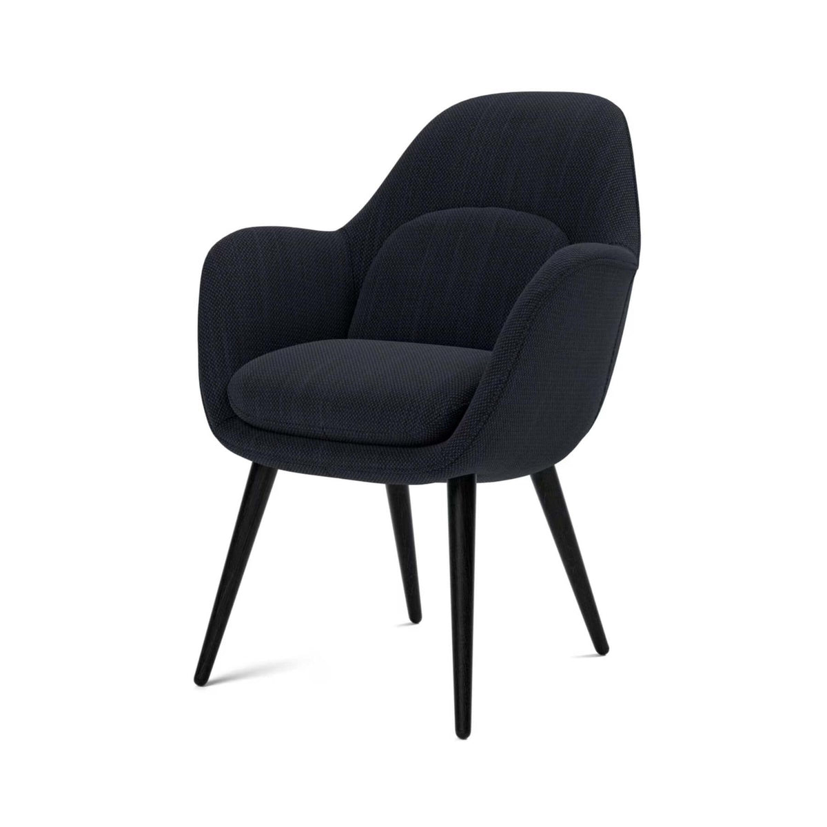 Fredericia Swoon Dining Wood Base Armchair