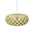 Outlet David Trubridge Kina Pendant Light Coloured - 1 Side - Medium, Lime