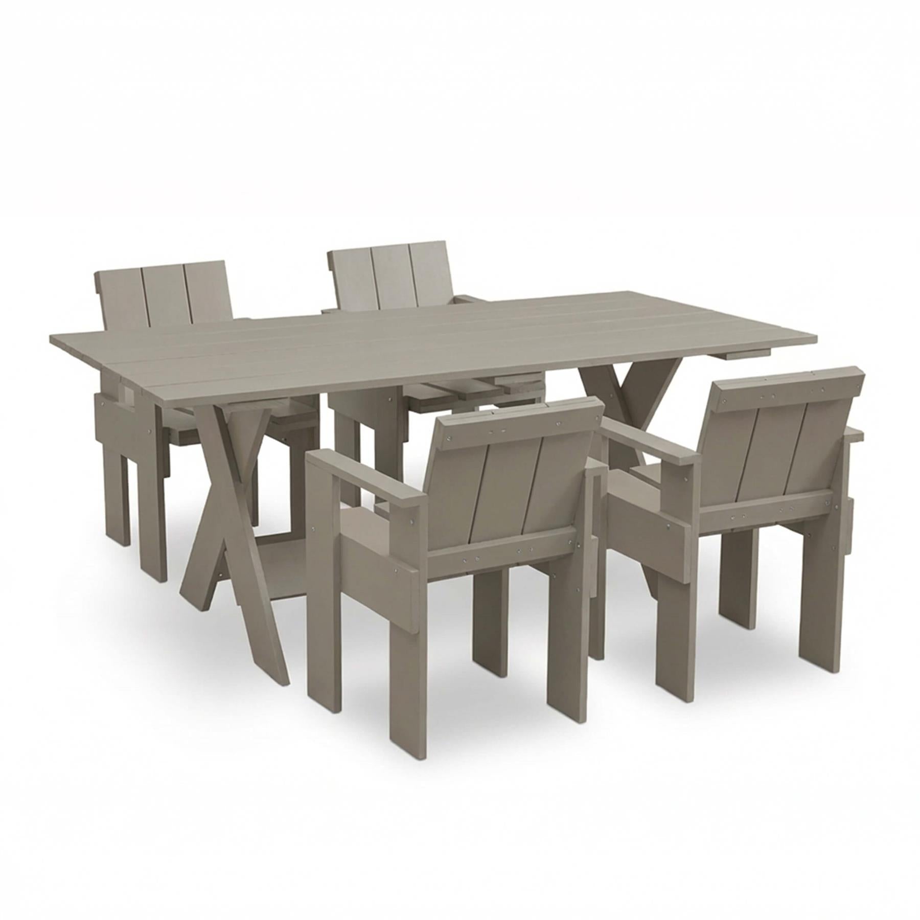 HAY Crate Garden Dining Set - Medium - Curated by Holloways of Ludlow