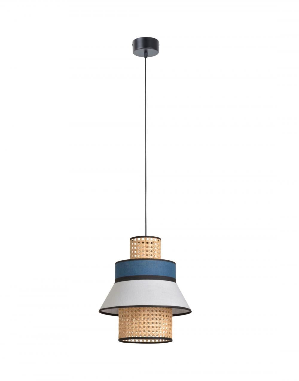 Outlet Singapore Mini GM Pendant - Petrol Blue and Light Grey