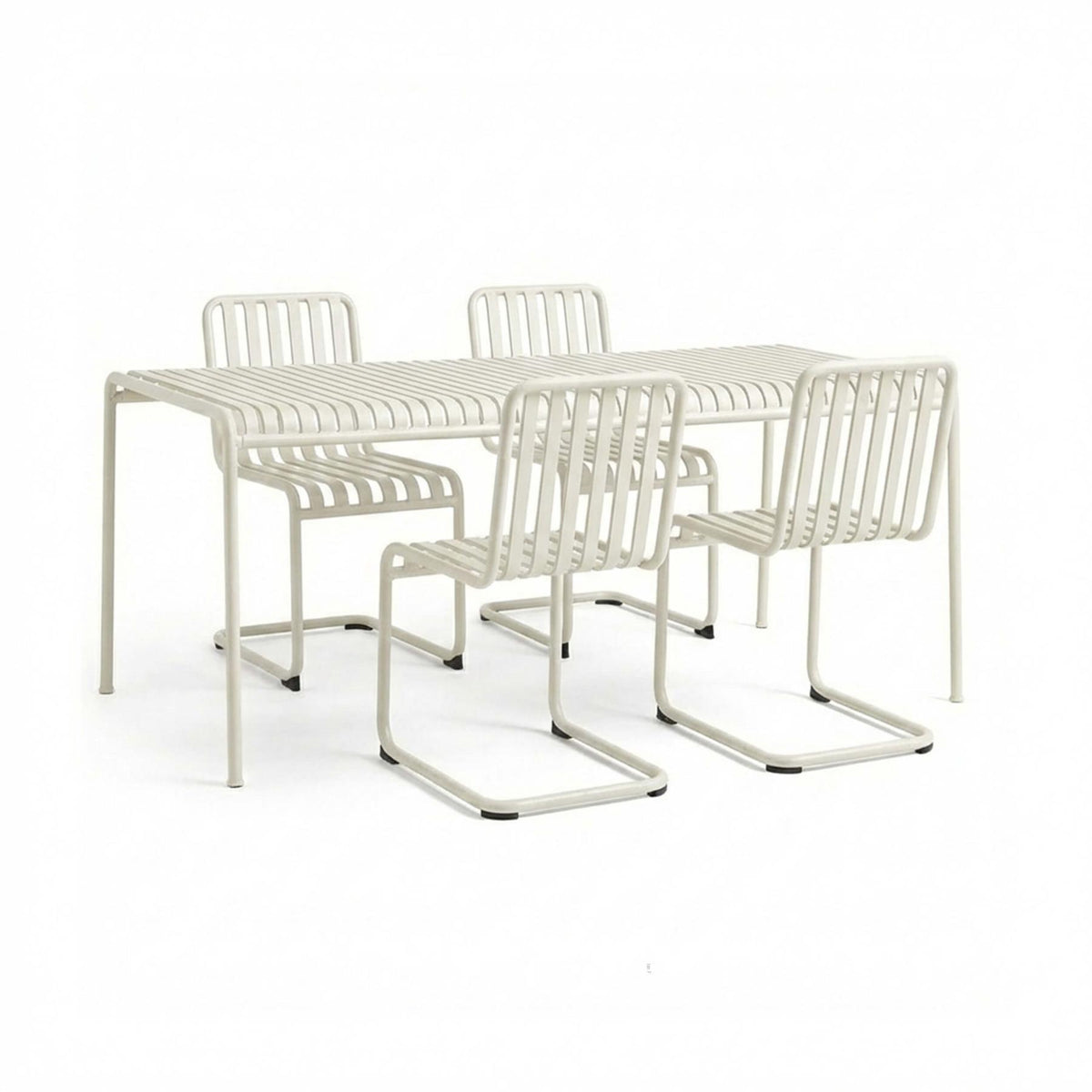 HAY Palissade Cantilever Garden Dining Set - Medium - Curated by Holloways of Ludlow