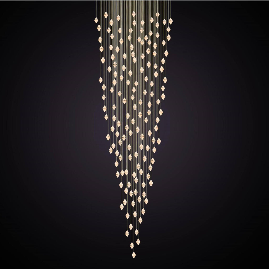 Marc Wood Gem Conical Cluster Pendant Light