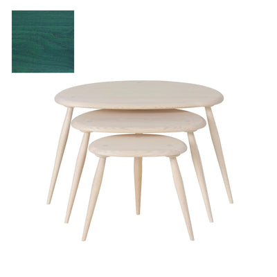 Ercol Pebble Nest of Tables