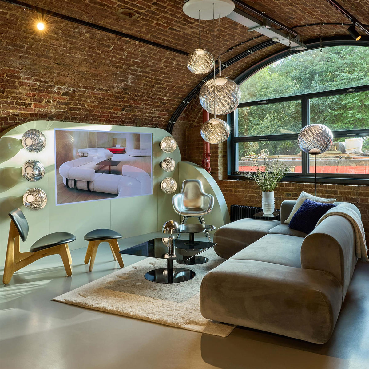 Tom Dixon Whirl LED Surface Ceiling Light
