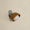 Outlet Marz Designs Terra 0 Short Surface Sconce - Chartreuse, Brushed Nickel, IP44