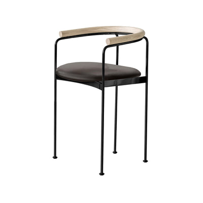 DK3 Baia Counter Stool with Wooden Back