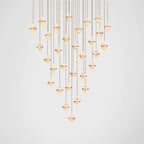 Marc Wood Gem Conical Cluster Pendant Light
