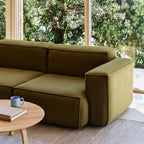HAY Mags Soft 3+ Seater Sofa Low Armrest with Removable Cover Combination 1
