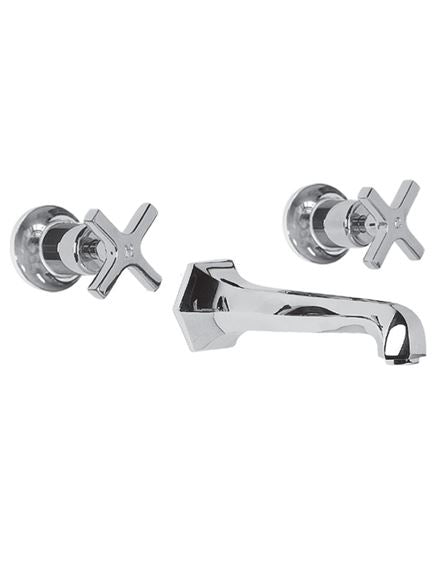 Lefroy Brooks MH1200 Mackintosh Wall Mounted Three Hole Basin Mixer