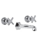 Lefroy Brooks MH1200 Mackintosh Wall Mounted Three Hole Basin Mixer
