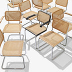 Knoll Cesca Dining Armchair Cane Seat & Back