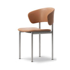 Fredericia Plan Armchair with Metal Legs, Fully Upholstered