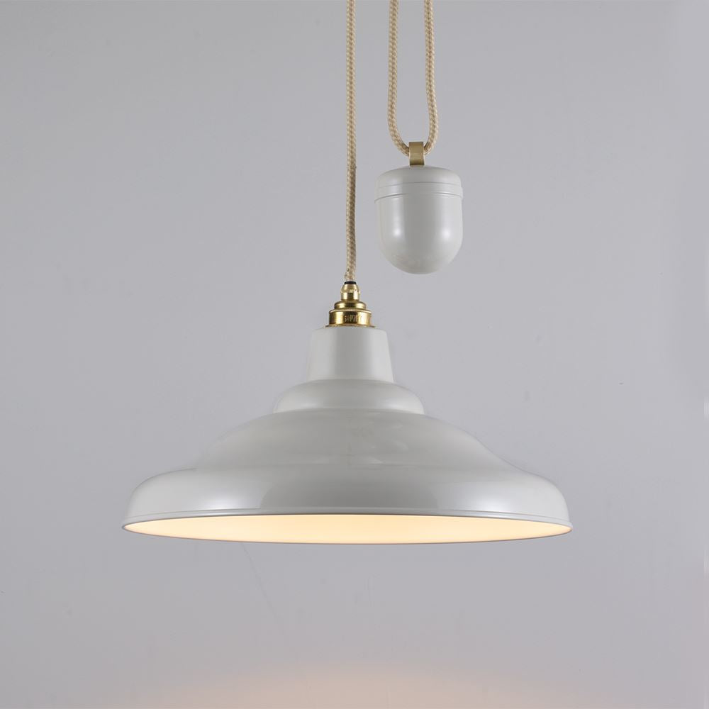 Davey Rise & fall School Pendant Light