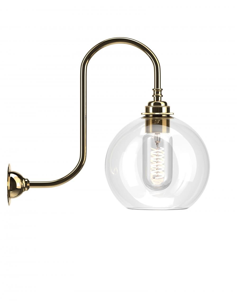 Fritz Fryer Hereford Swan Neck Bathroom Wall Light