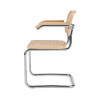 Knoll Cesca Dining Armchair Cane Seat & Back