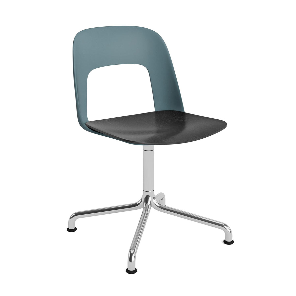HAY Layout Chair 152 with 4 Star Swivel Arc Base