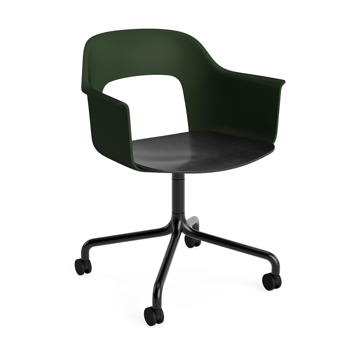 HAY Layout Armchair 262 with 4 Star Swivel Wheel Base