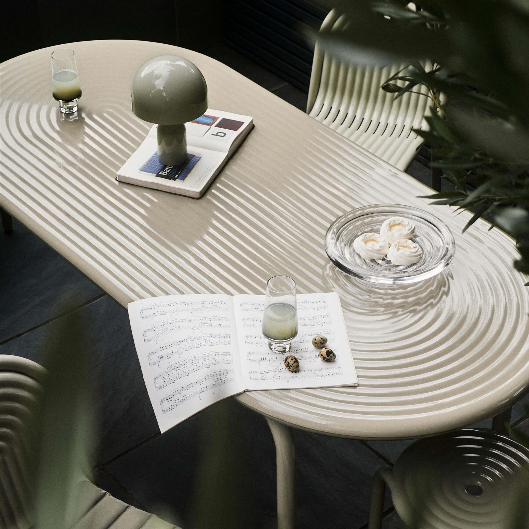 Tom Dixon Groove Obround Garden Dining Table