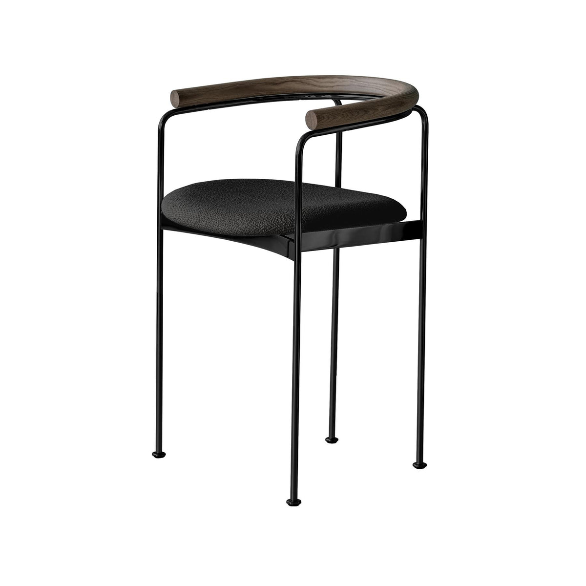 DK3 Baia Counter Stool with Wooden Back