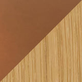Lacquered Oak with Max Cognac 95 Leather