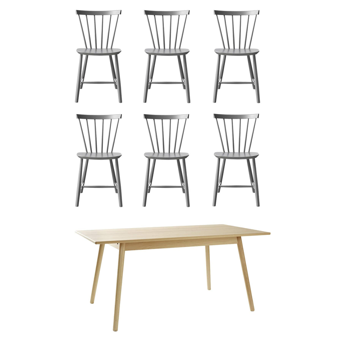 FDB Mobler Family Dining Table Set