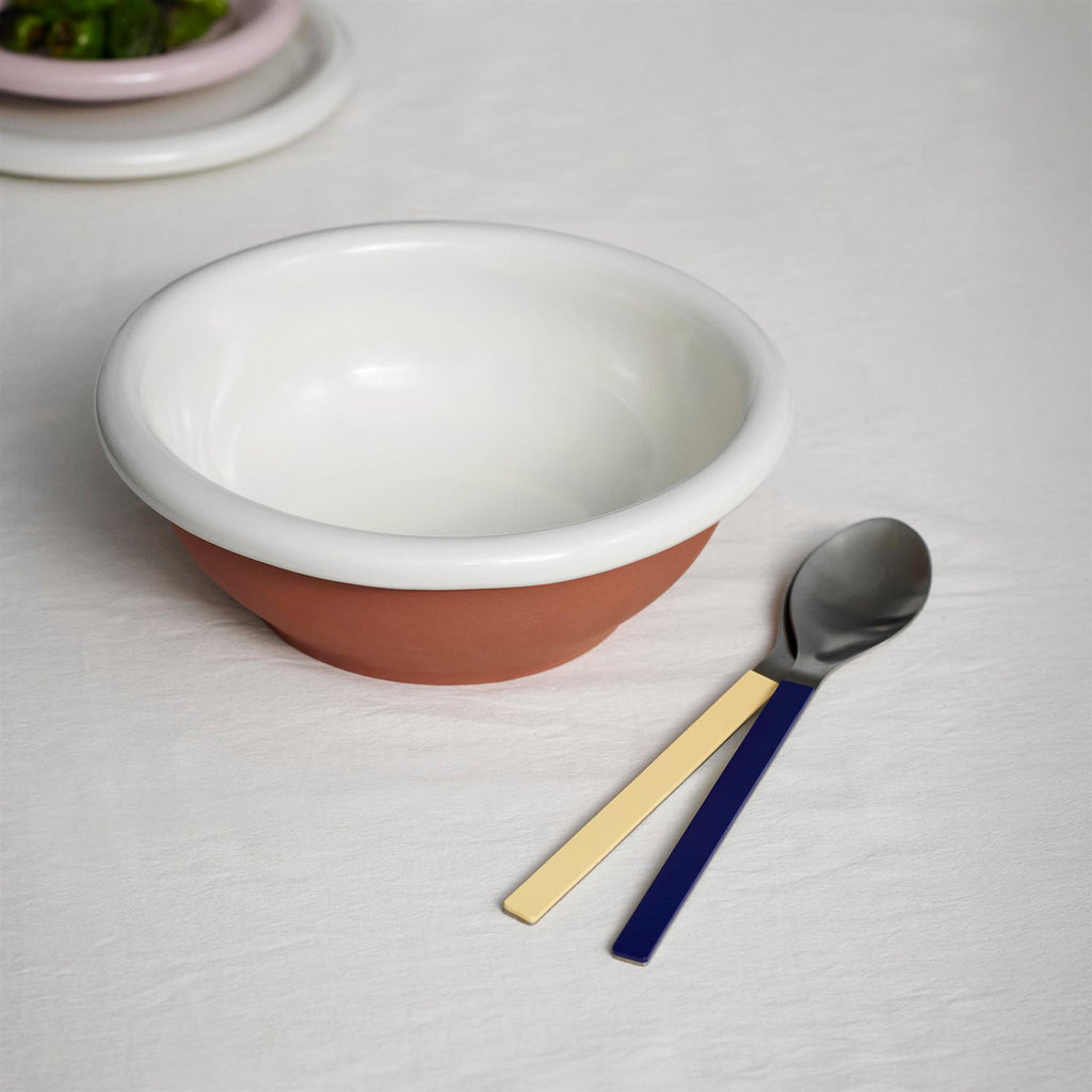 HAY MVS Serving Spoon - Set of 2, Dark blue and yellow