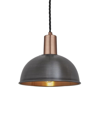 Industville Brooklyn Dome Pendant Light - Sleek Fittings