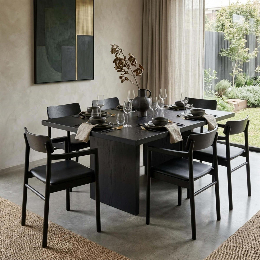Fredericia Post Armchair with Upholstered Seat