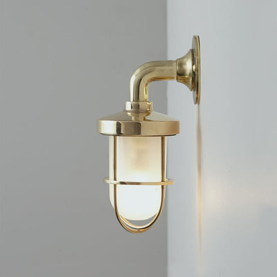 Davey Miniature Ship's Well Glass Wall Light
