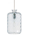 Outlet Pillar Pendant - Clear glass - Silver Fitting