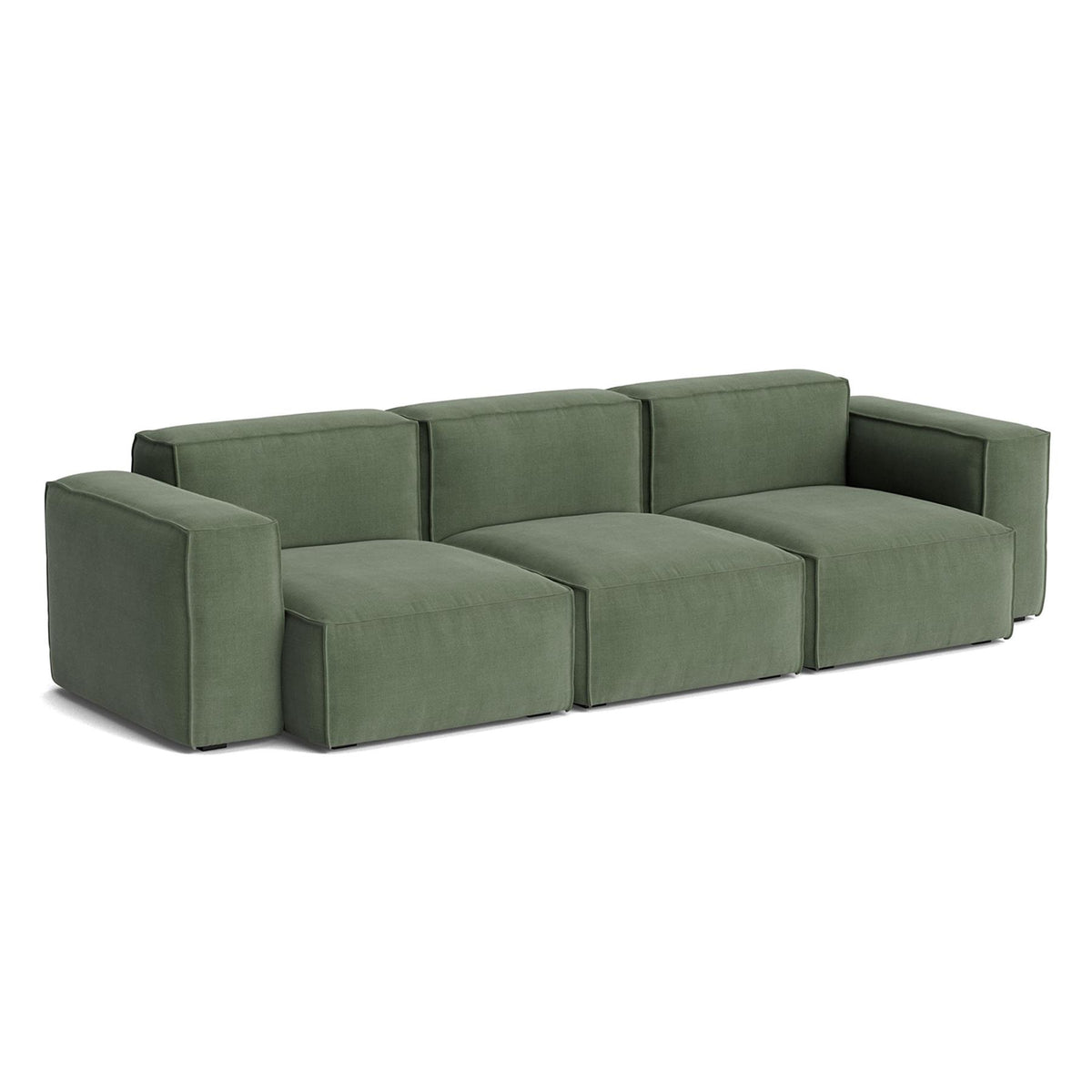 HAY Mags Soft 3+ Seater Sofa Low Armrest with Removable Cover Combination 1