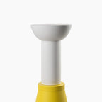 Bitossi Nathalie Du Pasquier - Bianco, Giallo Matt Sculpture