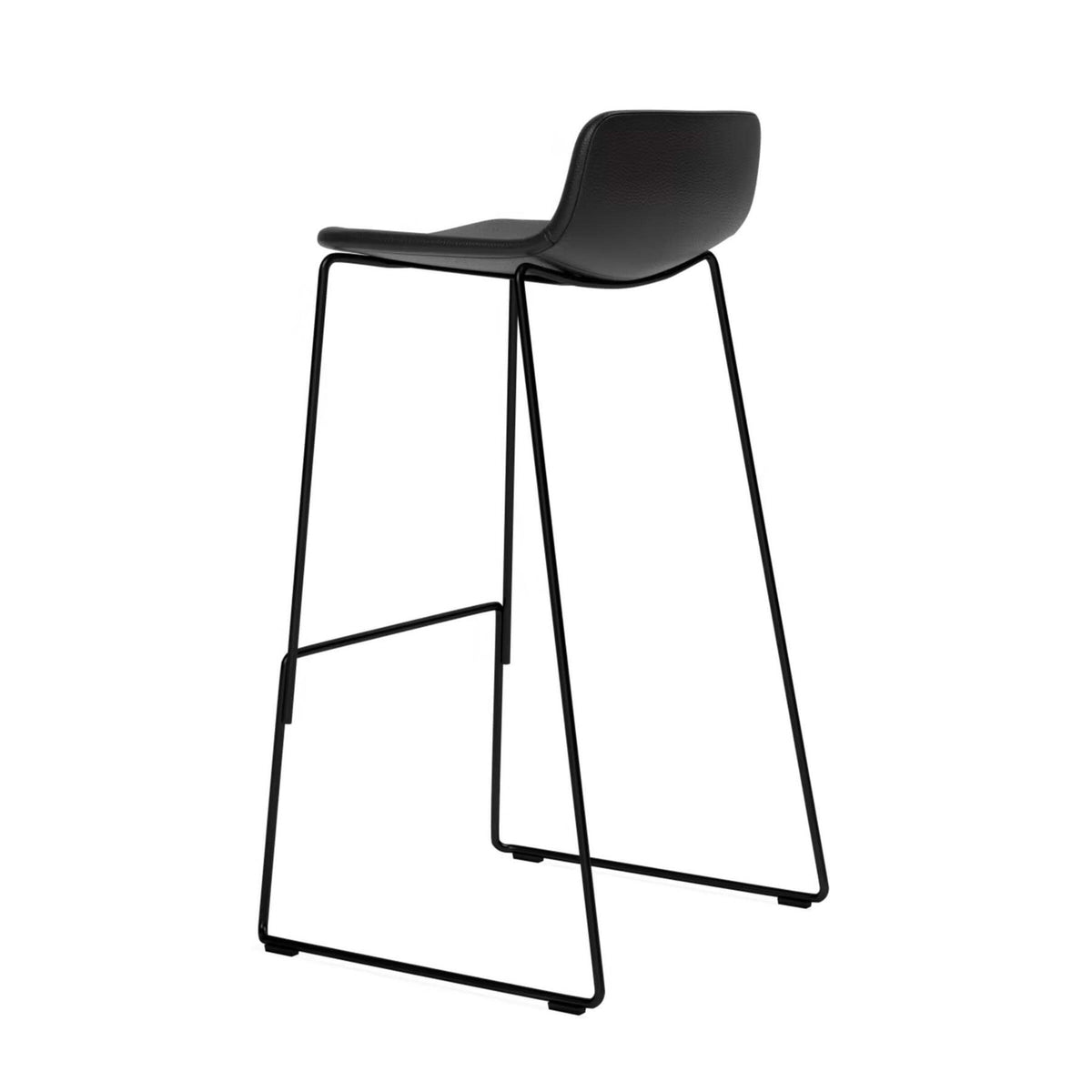 Fredericia Pato Sledge Bar Stool, Fully Upholstered