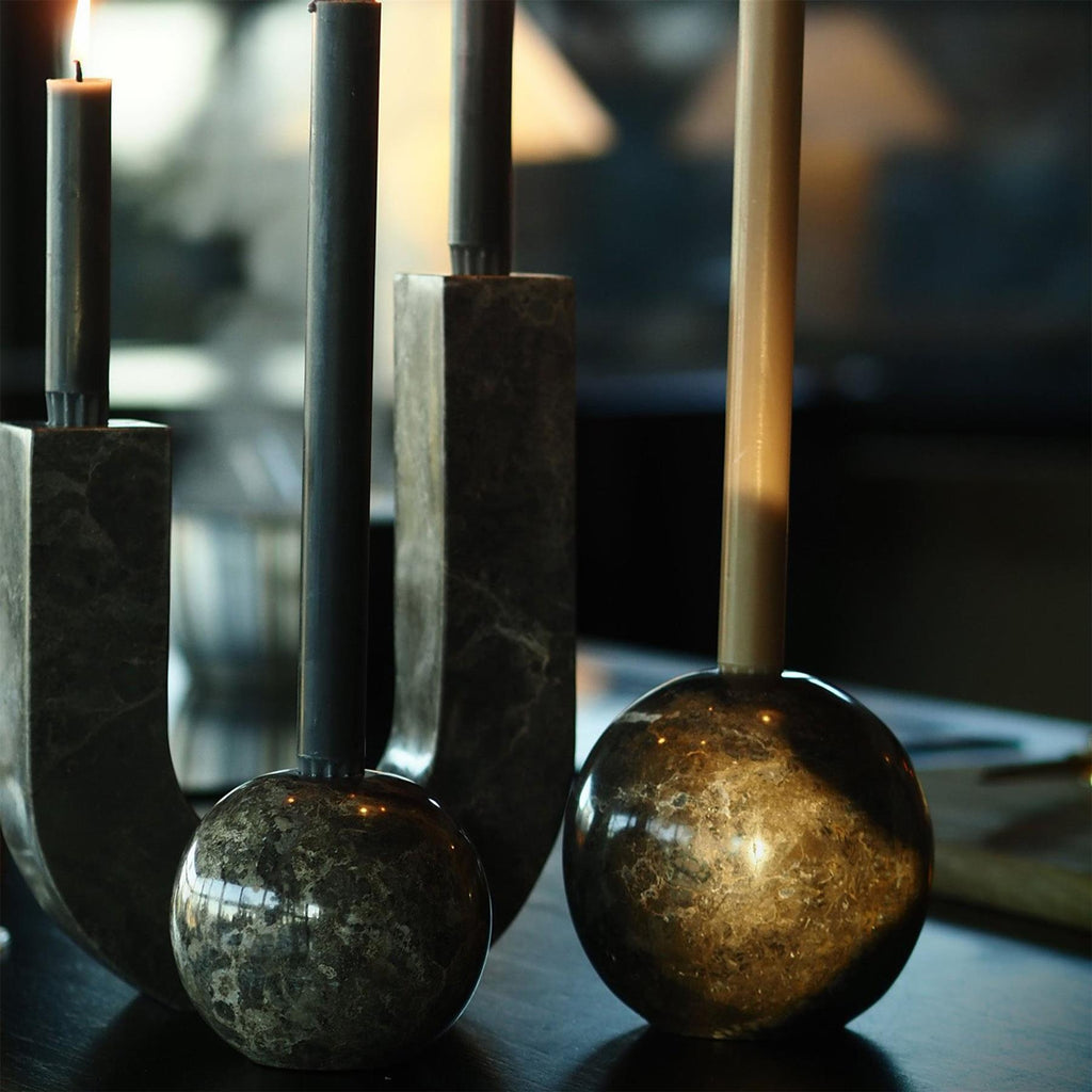 Dusty Deco Sphere Candle Holder