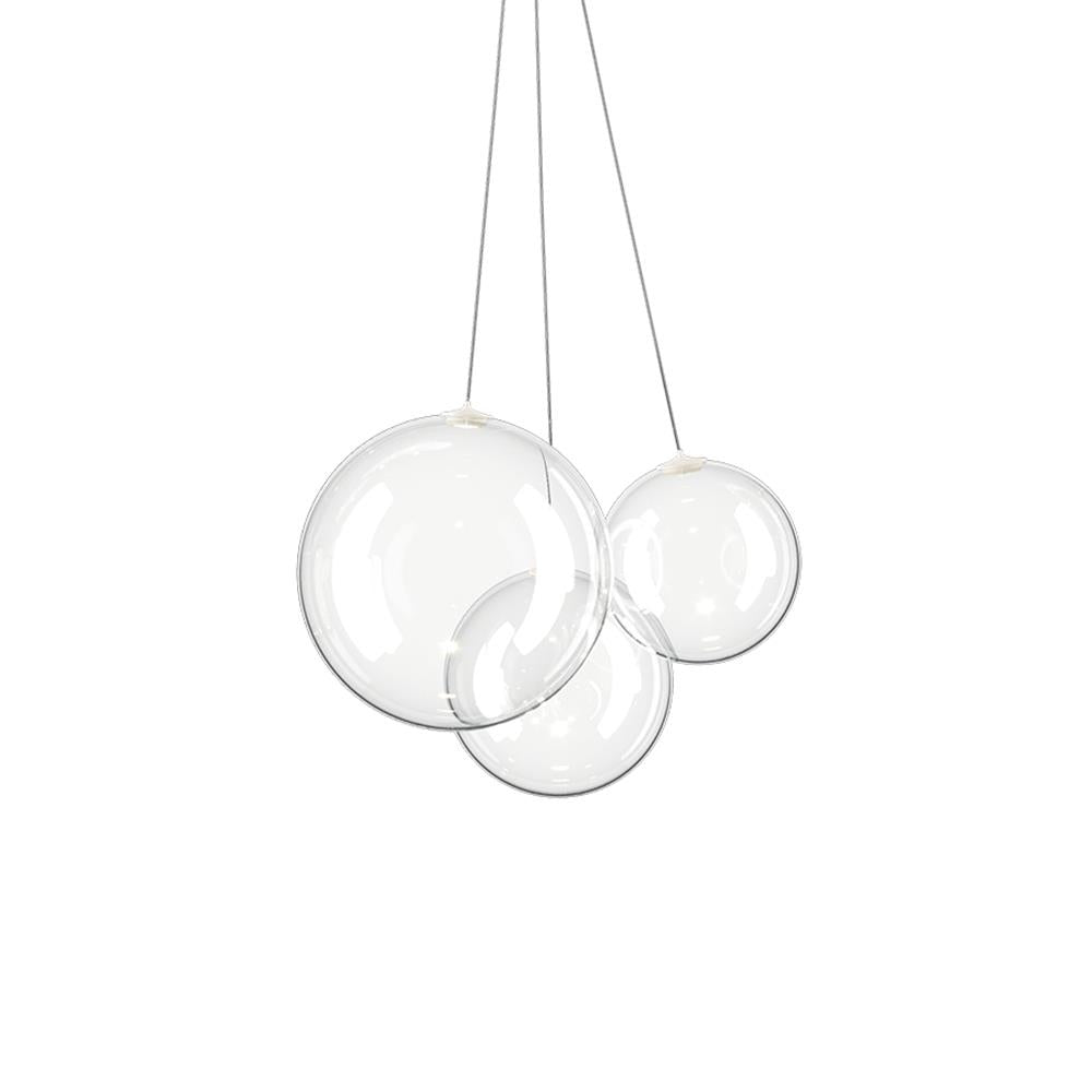 Random cluster pendant light