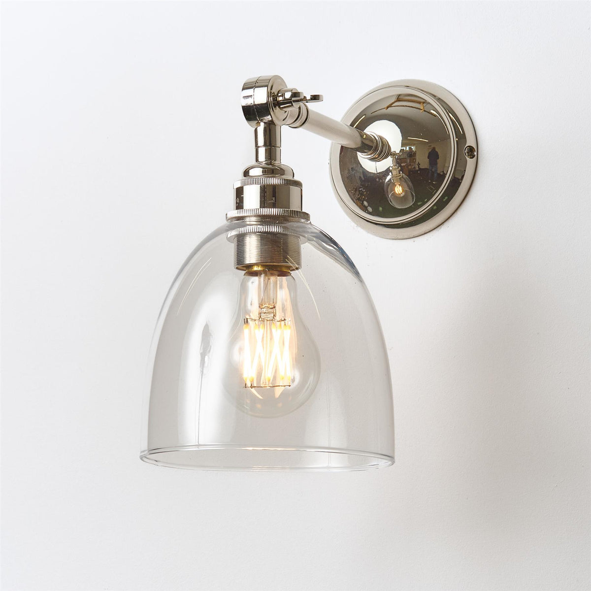 Old School Electric Bell Wall Light : Adjustable Arm
