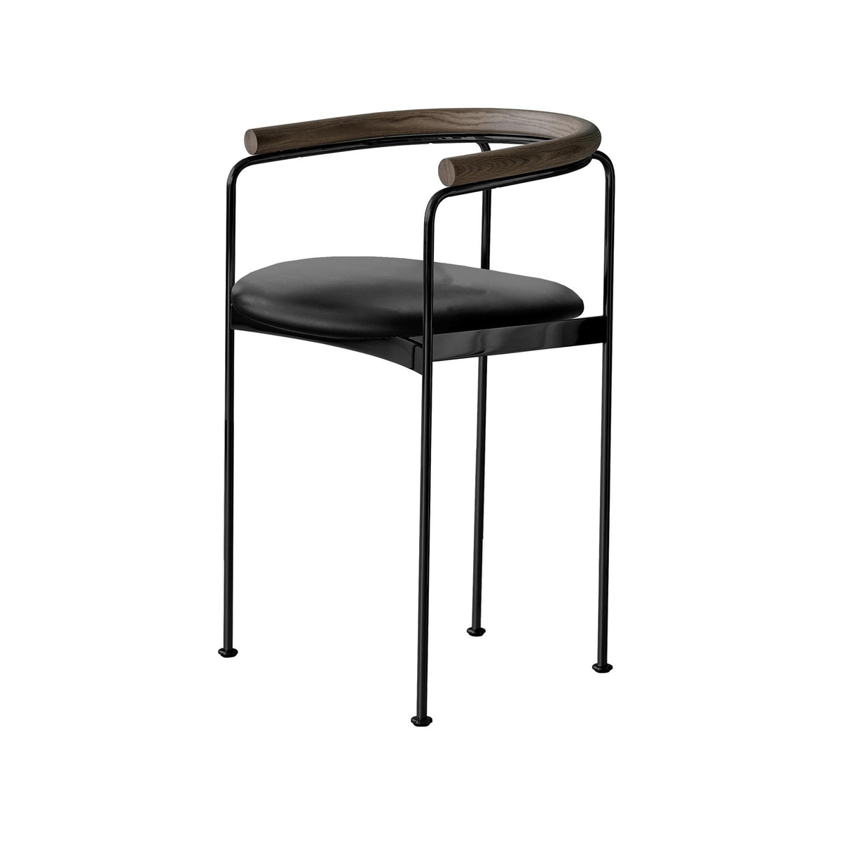 DK3 Baia Counter Stool with Wooden Back