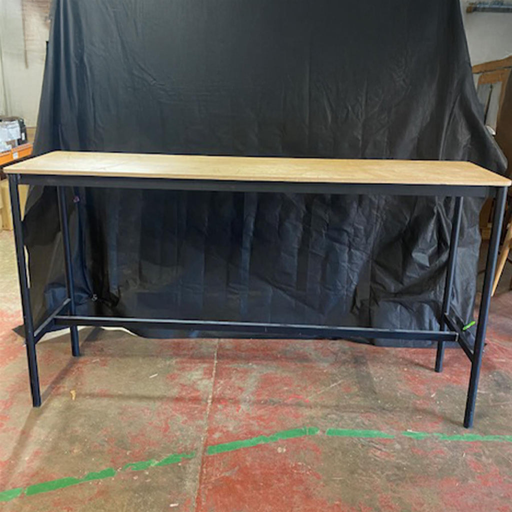 Ex-Display Muuto Base High Table - Oak Veneer, Black, 50cm, 105cm  **STORE COLLECTION ONLY**