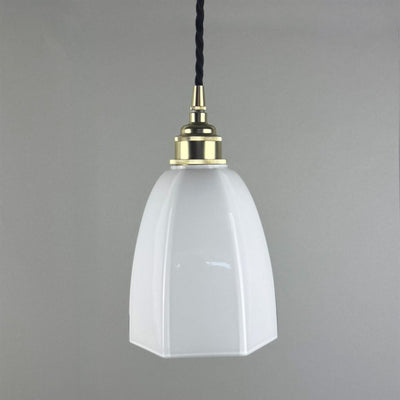 Old School Electric Hexagon Pendant Light