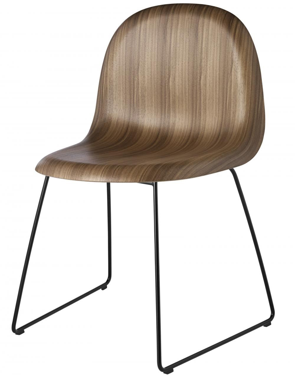 GUBI 3D Dining Chair - Sledge Base