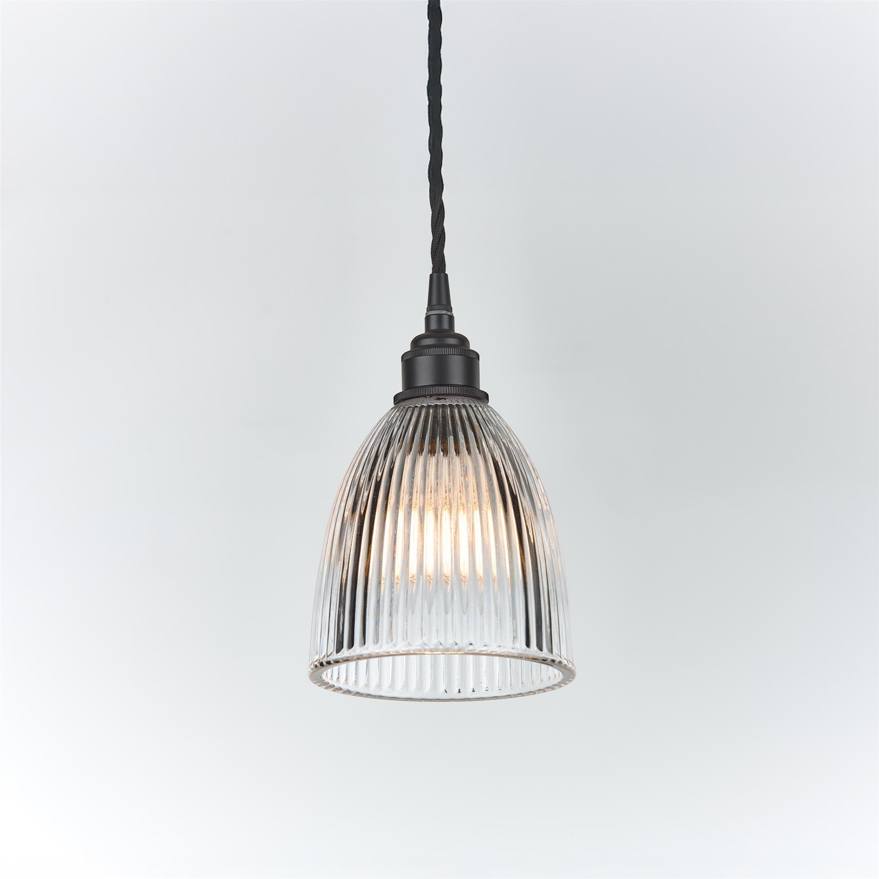 Old School Electric Elongated Prismatic Pendant Light